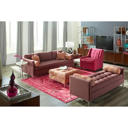 Klaussner Contemporary Living Room Group